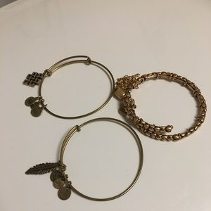 Alex and ani bracelets stack